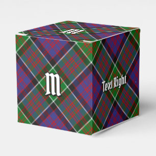 Caja Para Regalos Clan MacDonald de Clanranald Tartan Favor Box
