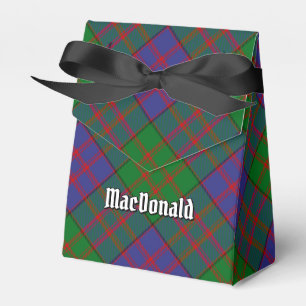 Caja Para Regalos Clan MacDonald Tartan Favor Box