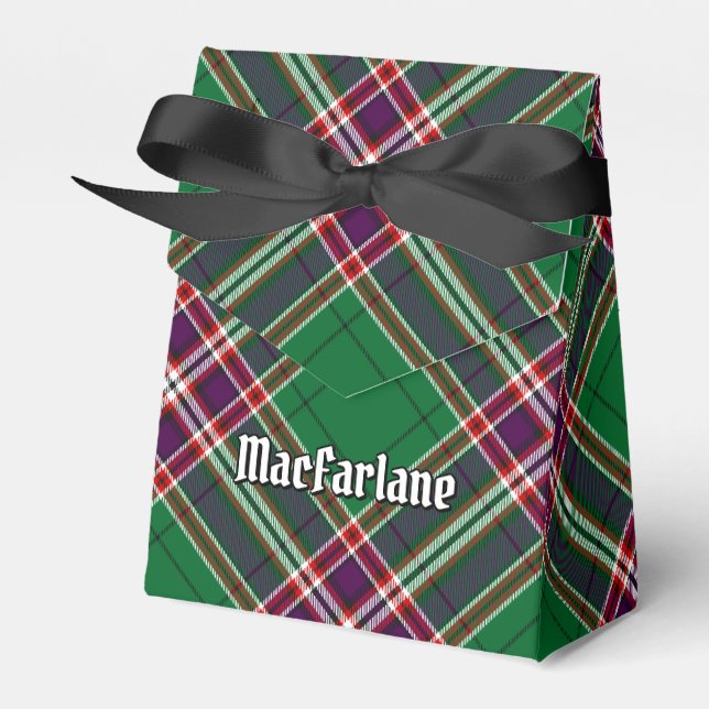 Caja Para Regalos Clan MacFarlane Caza moderna Tartán (Front Side)