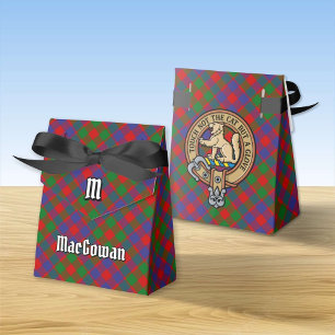 Caja Para Regalos Clan MacGowan Escudo sobre Tartán