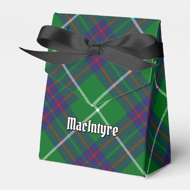 Caja Para Regalos Clan MacIntyre Hunting Tartan Favor Box (Front Side)