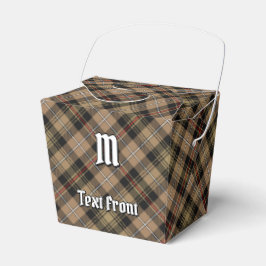 Caja Para Regalos Clan MacKenzie Hunting Brown Tartan Favor Box