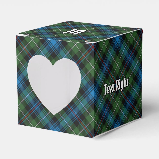 Caja Para Regalos Clan MacKenzie Tartan Favor Box (Anverso)