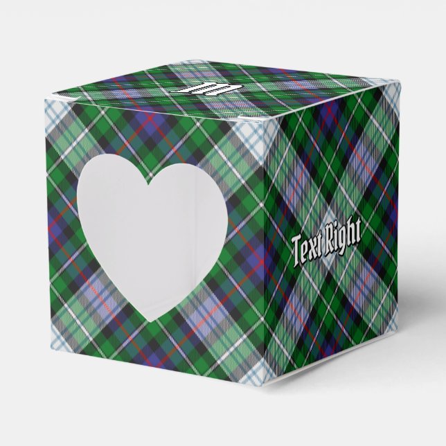 Caja Para Regalos Clan MacKenzie Vestir Tartan Favor Box (Anverso)