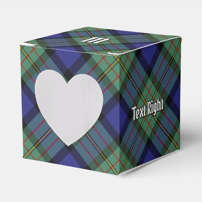 Caja Para Regalos Clan MacLaren Tartan Favor Box (Anverso)