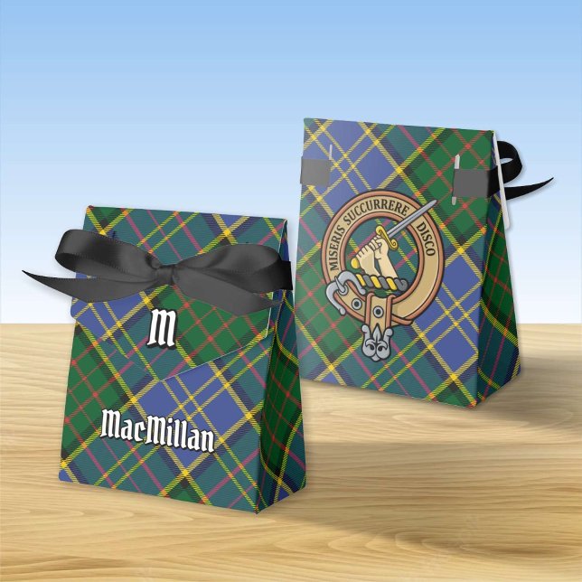 Caja Para Regalos Clan MacMillan Escudo sobre la caza de tartán (Subido por el creador)