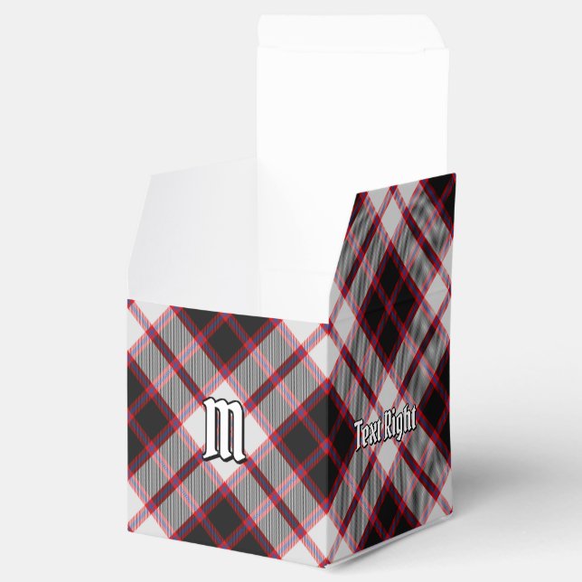 Caja Para Regalos Clan MacPherson Hunting Tartan Favor Box (Abierto)