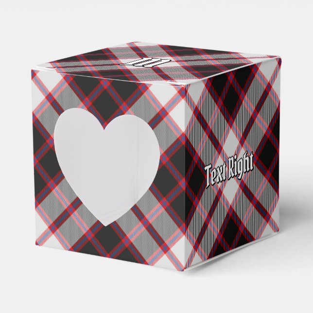 Caja Para Regalos Clan MacPherson Hunting Tartan Favor Box (Anverso)