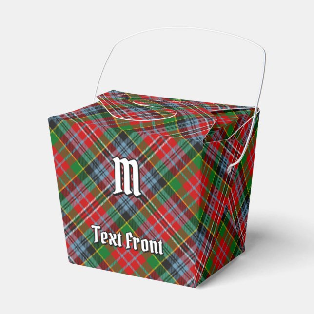 Caja Para Regalos Clan MacPherson Tartan Favor Box (Front Side)