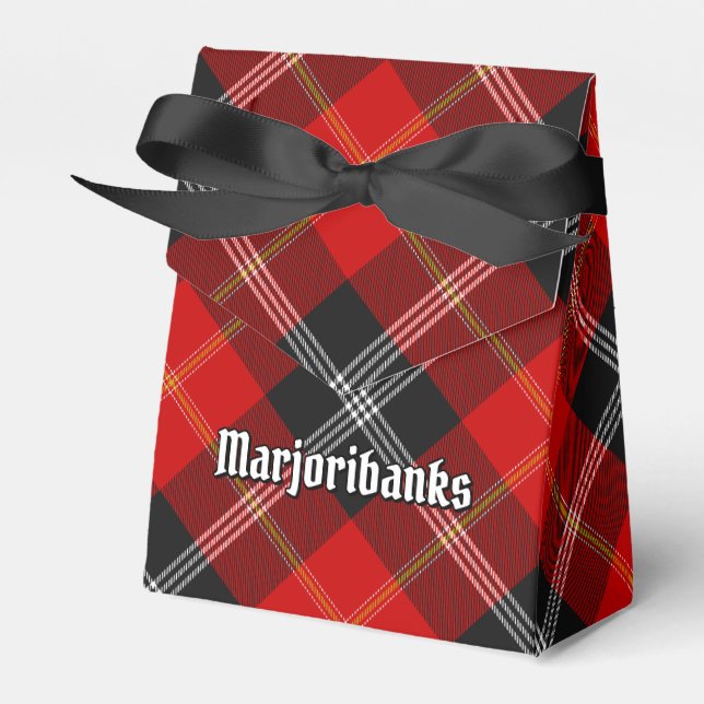 Caja Para Regalos Clan Marjoribanks Tartan (Front Side)