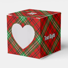 Caja Para Regalos Clan Morrison Red Tartan Favor Box
