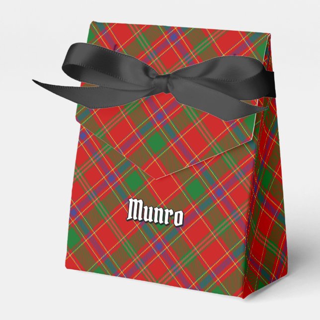 Caja Para Regalos Clan Munro Tartan (Front Side)