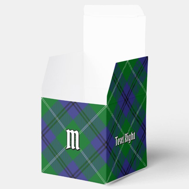 Caja Para Regalos Clan Oliphant Tartan Favor Box (Abierto)