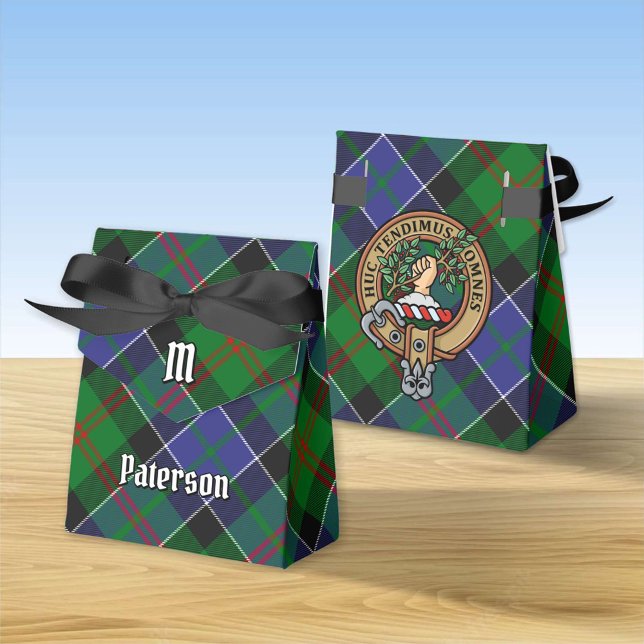 Caja Para Regalos Clan Paterson Escudo sobre Tartán (Subido por el creador)