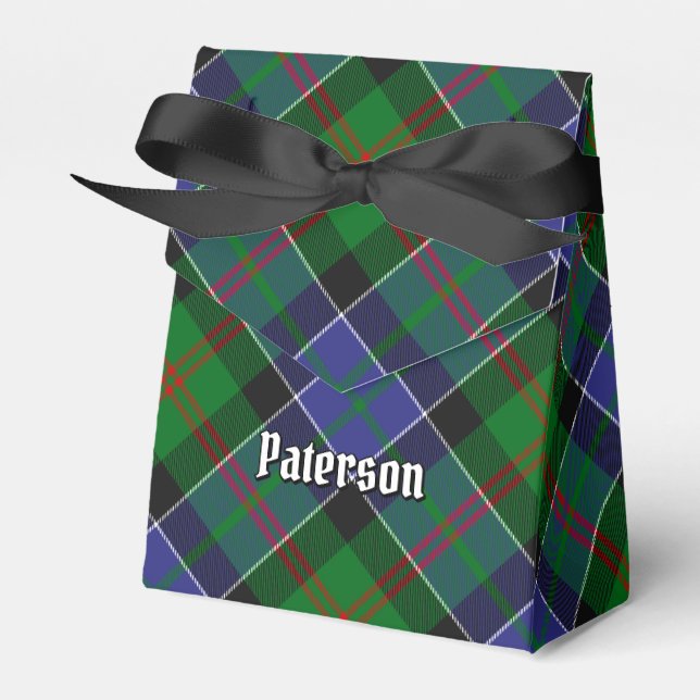 Caja Para Regalos Clan Paterson Tartan (Front Side)