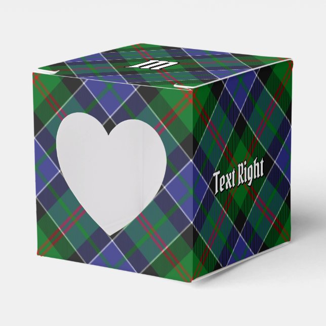 Caja Para Regalos Clan Paterson Tartan (Anverso)