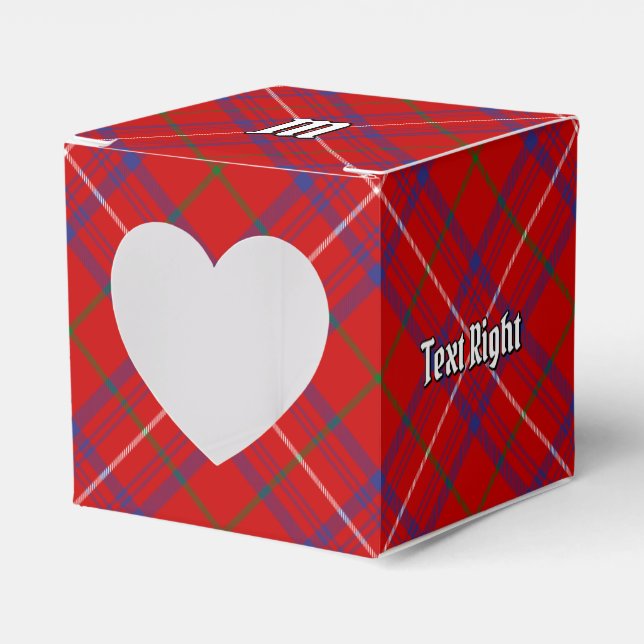 Caja Para Regalos Clan Rosa Tartan (Anverso)