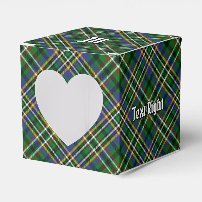 Caja Para Regalos Clan Scott Green Tartan Favor Box (Anverso)