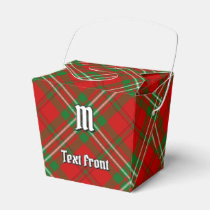 Caja Para Regalos Clan Scott Red Tartan Favor Box