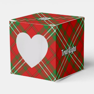 Caja Para Regalos Clan Scott Red Tartan Favor Box