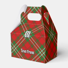 Caja Para Regalos Clan Scott Red Tartan Favor Box