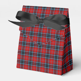 Caja Para Regalos Clan Thompson rojo, azul y escocés negro