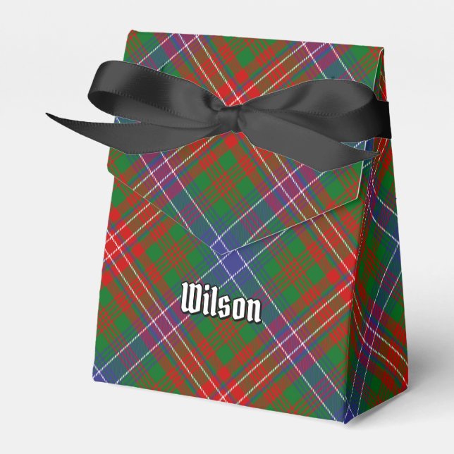 Caja Para Regalos Clan Wilson Modern Tartán (Front Side)