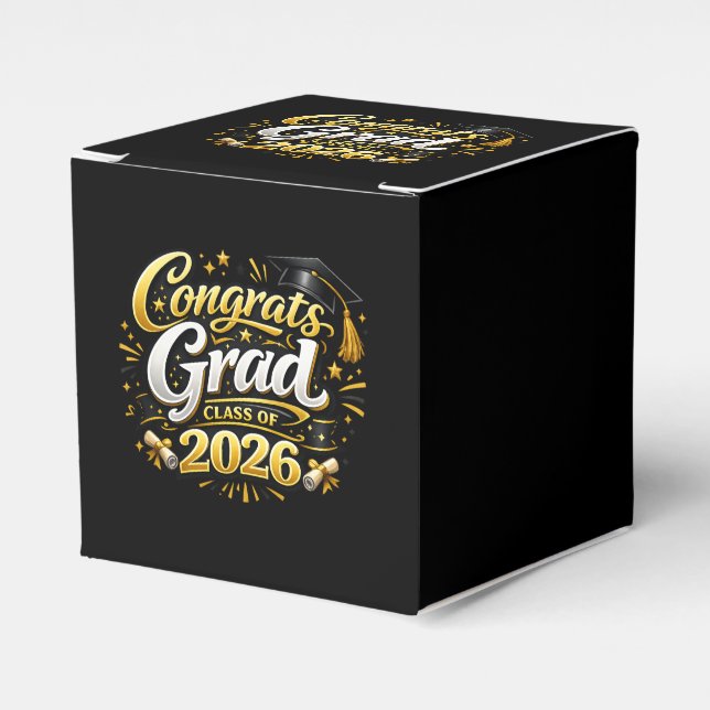 Caja Para Regalos Clase de 2026 (Costado Anverso)