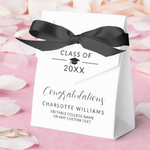 Caja Para Regalos Clase de graduación elegante de 2026 Felicidades G