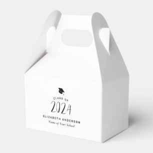 Caja Para Regalos Clase Minimalista moderna del Partido de Graduació