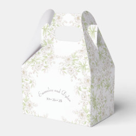 Caja Para Regalos Clásico de Bodas de Rosa Blanca