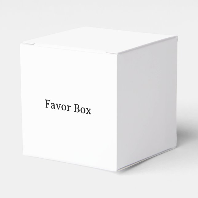 Caja Para Regalos Clásico Profesional Simple 2x2x2 (Costado Anverso)