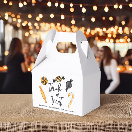 Caja Para Regalos Clásico truco o truco de dulces de Halloween