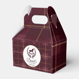 Caja Para Regalos Classic Vintage Polo Horse Party Baby Shower