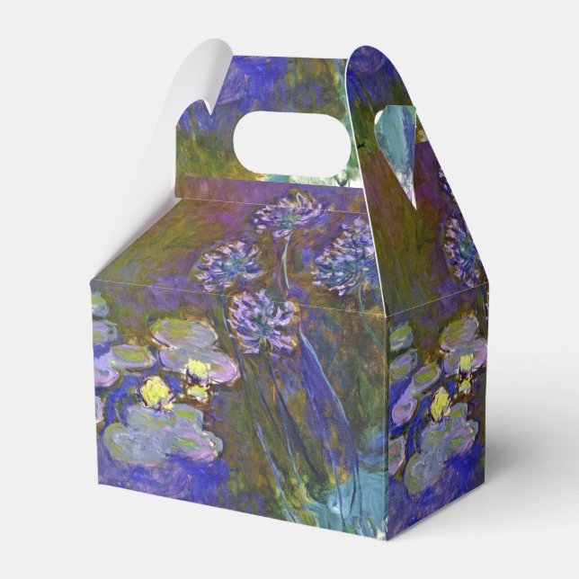Caja Para Regalos Claude Monet Water Lilies Agapanthus (Front Side)