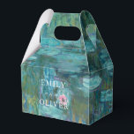 Caja Para Regalos Claude Monet Water Lilies Boda<br><div class="desc">Cajas de favoritas de bodas con pintura de Claude Monet Water Lilies.</div>