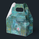Caja Para Regalos Claude Monet Water Lilies Boda<br><div class="desc">Cajas de favoritas de bodas con pintura de Claude Monet Water Lilies.</div>