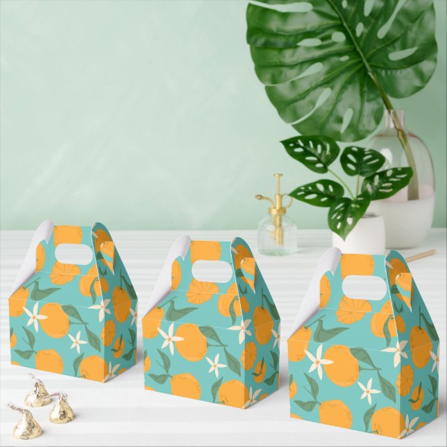 Caja Para Regalos Clementine Tangerine Mandarin, Naranja con temátic (Múltiple)