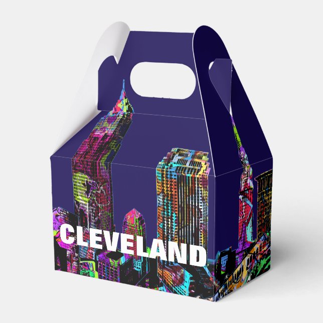 Caja Para Regalos Cleveland, Ohio en graffiti (Front Side)