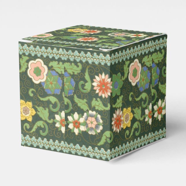 Caja Para Regalos Cloisonne China Patter Asia Oriental (Costado Anverso)