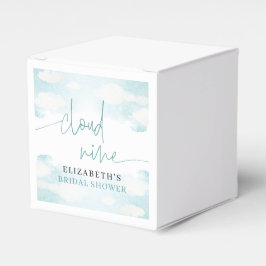 Caja Para Regalos Cloud Nine Blue Bridal Shower un favor de ensueño