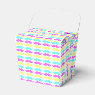 Caja Para Regalos CMY Mustaches (estilo letterpress) Groom