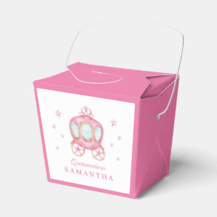 Caja Para Regalos Coche de princesa feliz cumpleaños