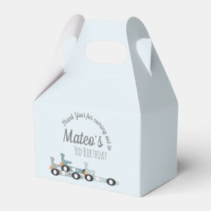 Caja Para Regalos Coches de Carreras Retro Estrellas de la Luna Fies