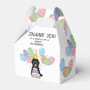 Caja Para Regalos Cockapoo Negro Cavapoo Cumpleaños Gracias