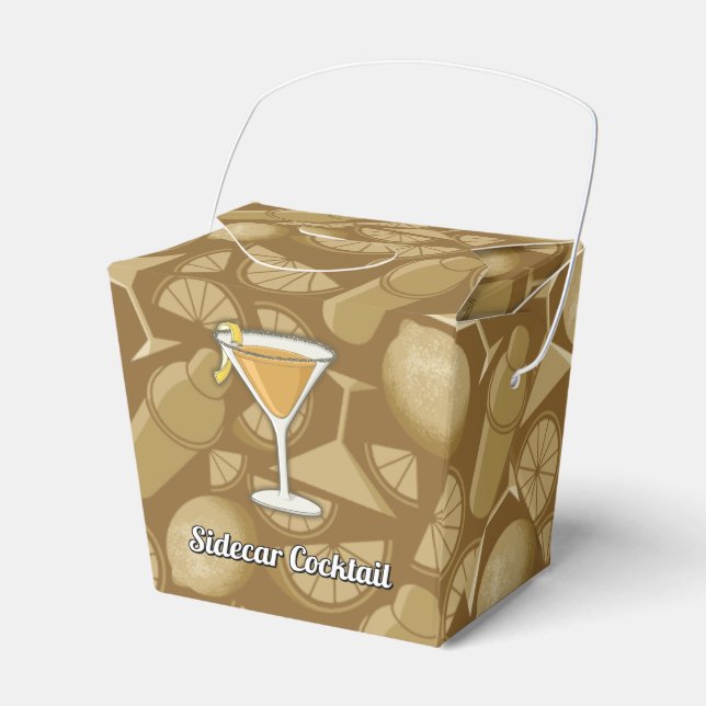 Caja Para Regalos Cóctel de Sidecar (Front Side)