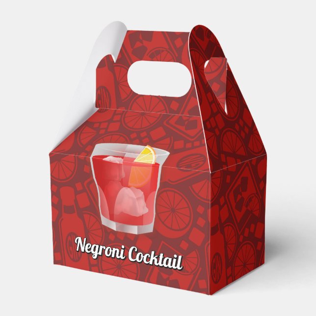Caja Para Regalos Cóctel Negroni (Front Side)