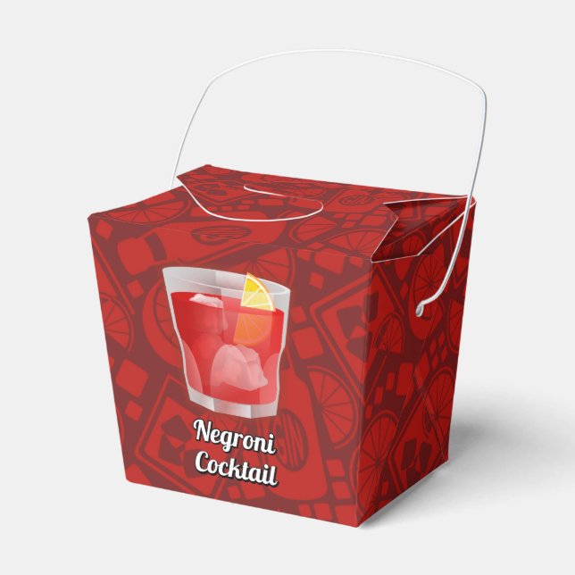 Caja Para Regalos Cóctel Negroni (Front Side)