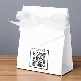 Caja Para Regalos Código QR Minimalista Escaneame Negocios
