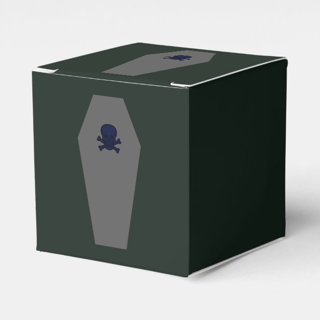 Caja Para Regalos Coffin (gris) (Costado Anverso)